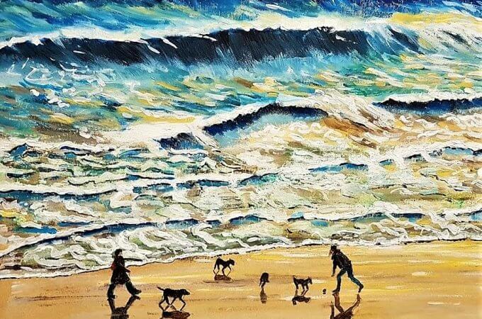 Painting by a member of Salford Art Club