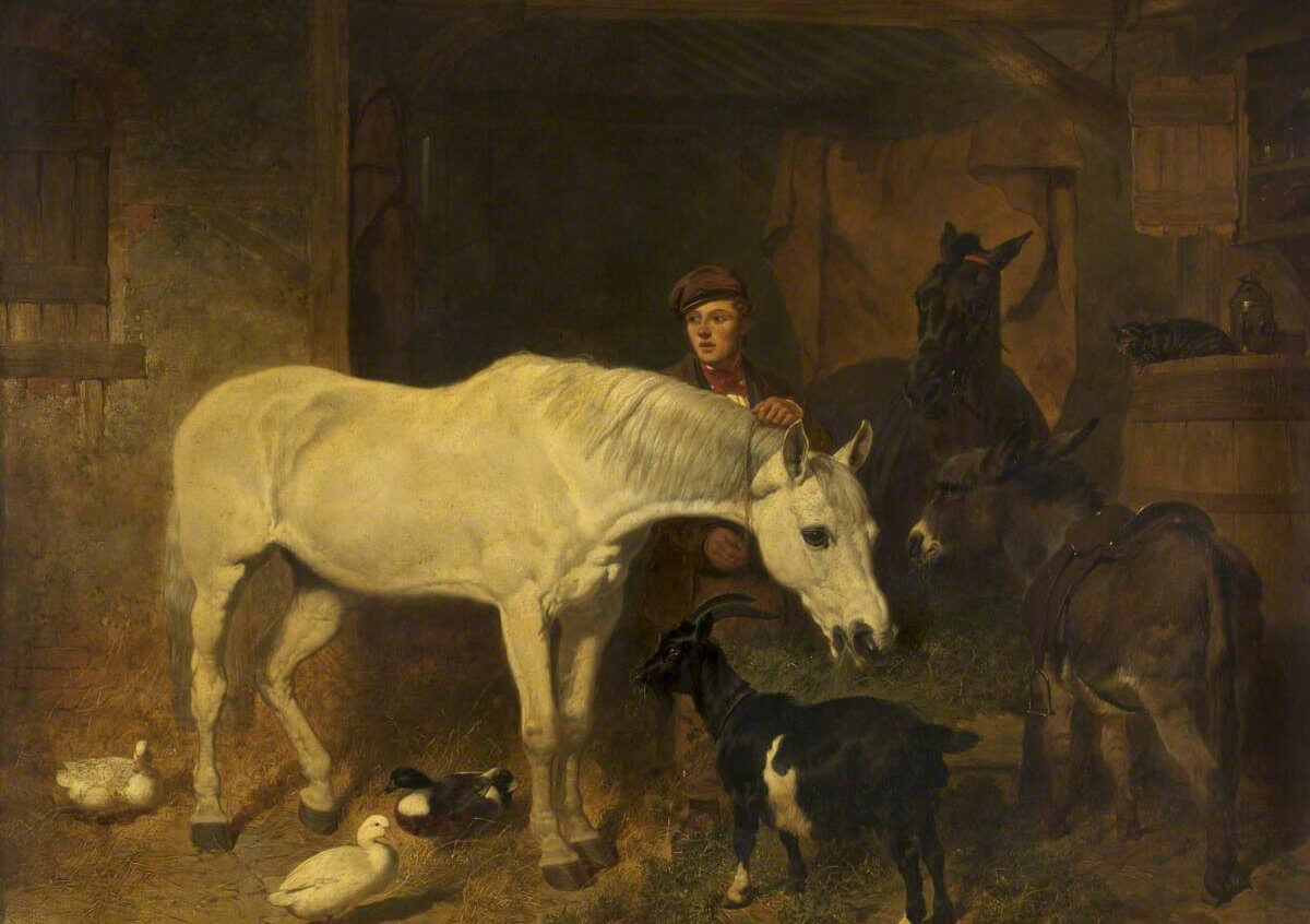 Herring I, John Frederick, 1795-1865; Returning from the Market