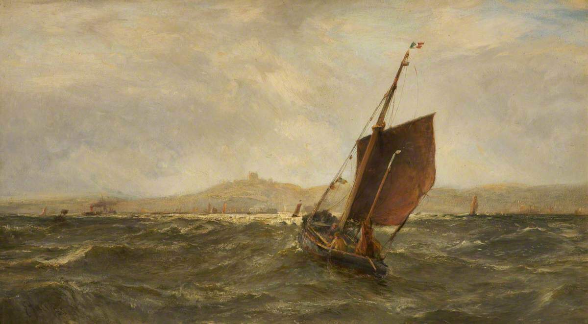 Hayes, Edwin, 1819-1904; Making for Dover