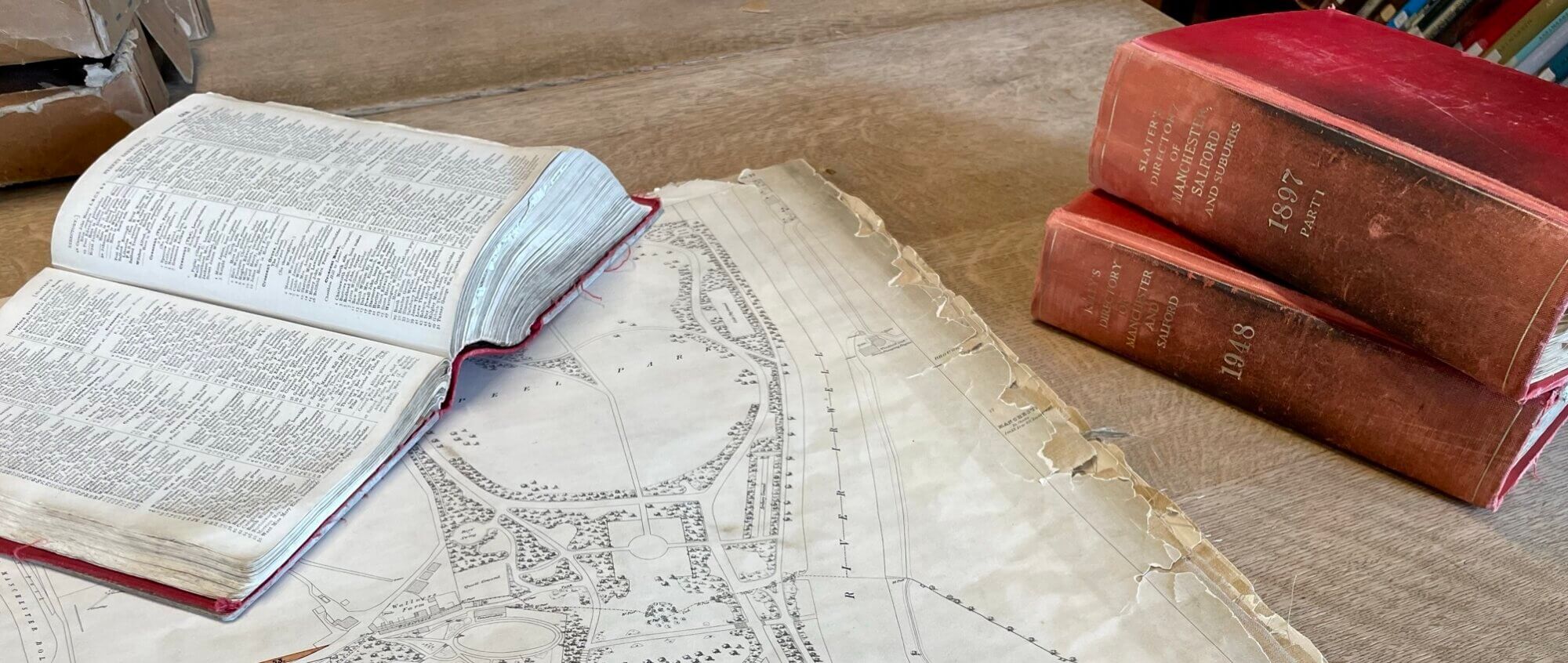 Maps and directories in the Local History Library