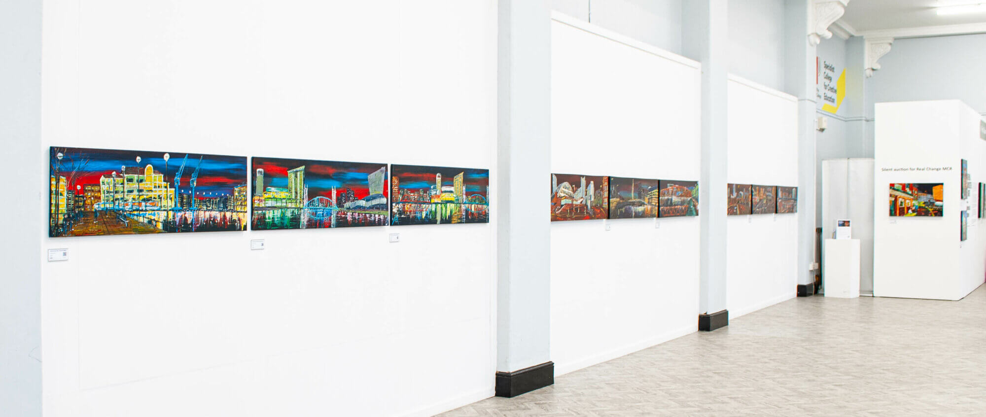 Salford and Manchester By Night exhibition, credit Hana Sharkey