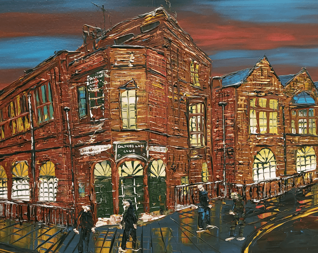 Salford & Manchester by Night