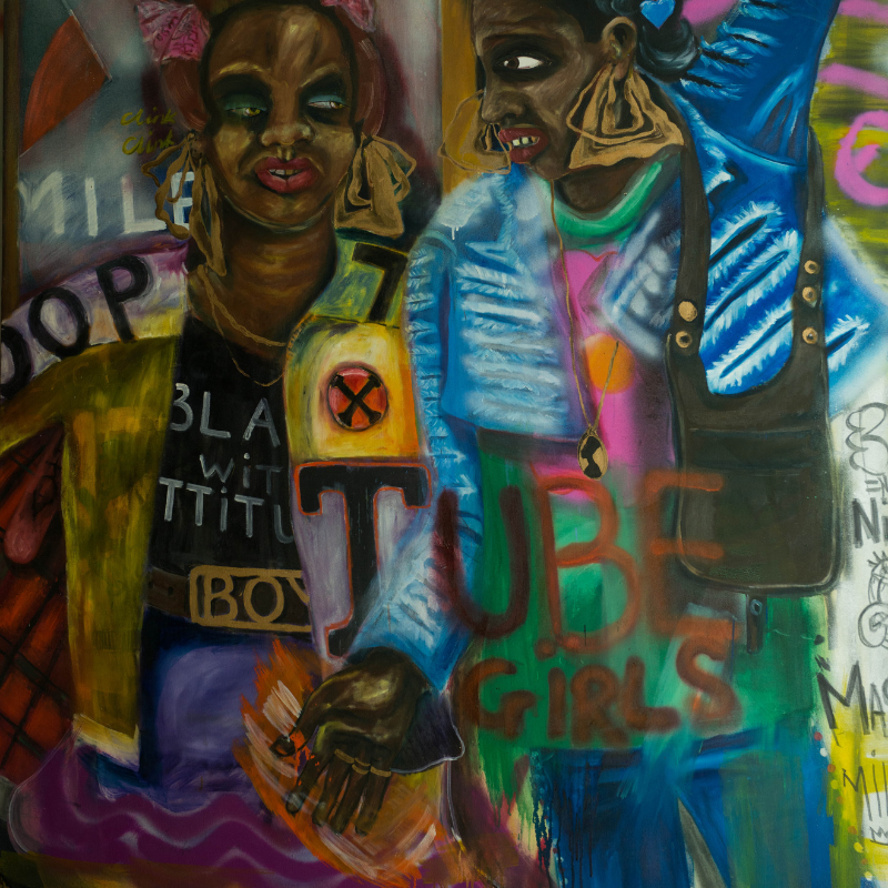 Tube Girls 1993 - copyright Mandy McCartin