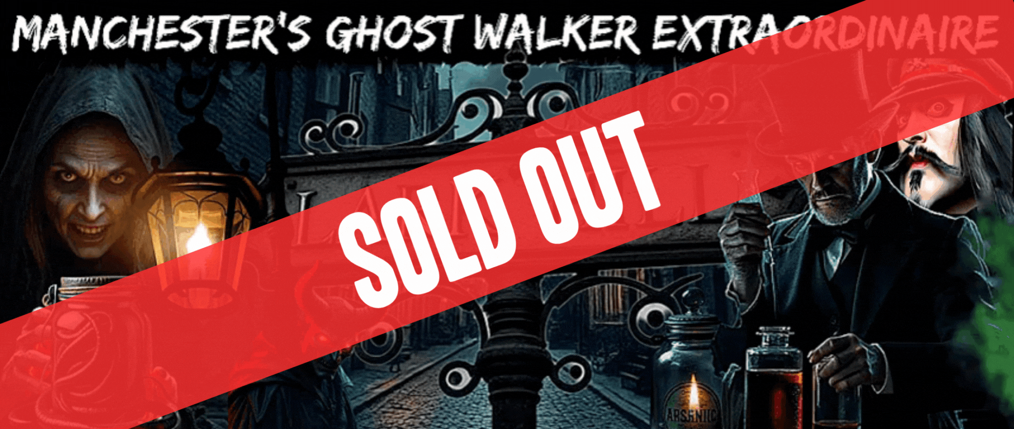 Flecky Bennett with sold out text