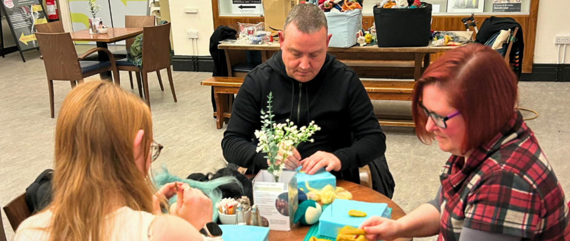 People during a Craft Social