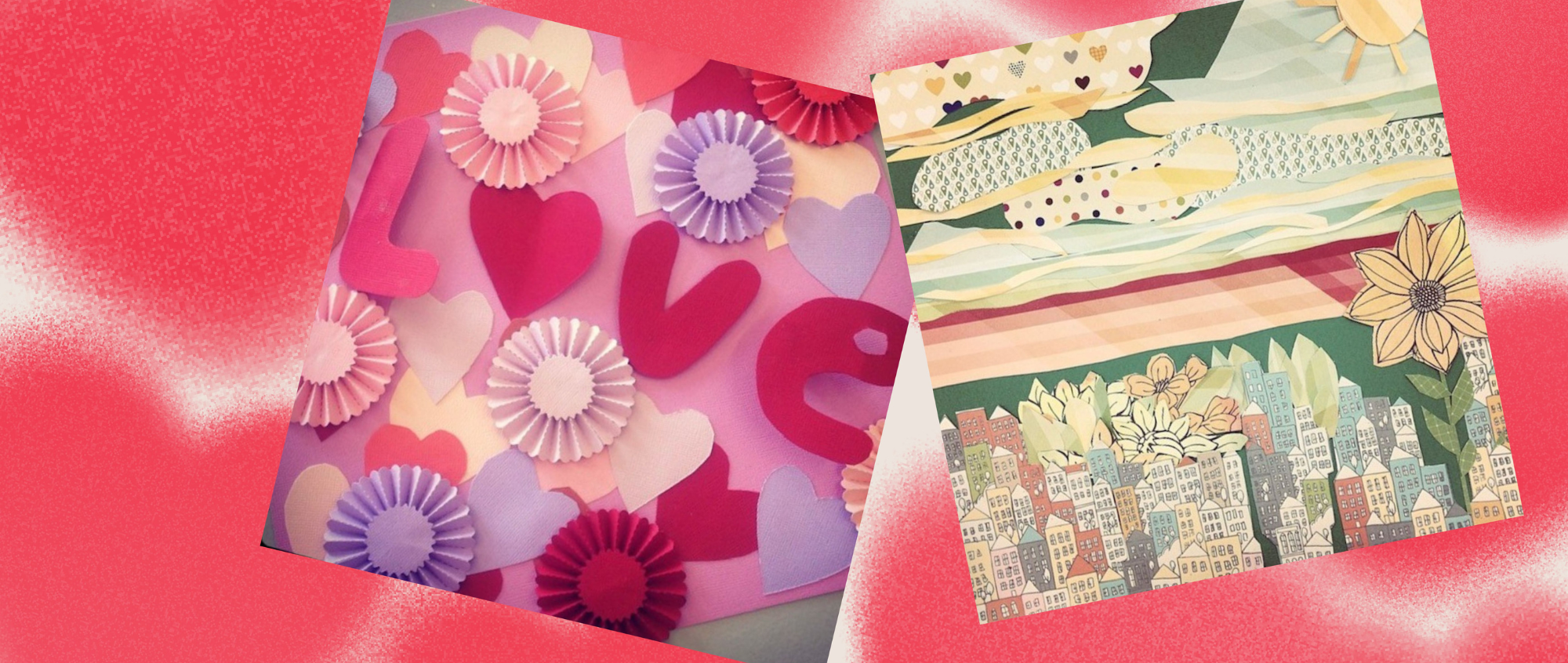 Collaged Cards