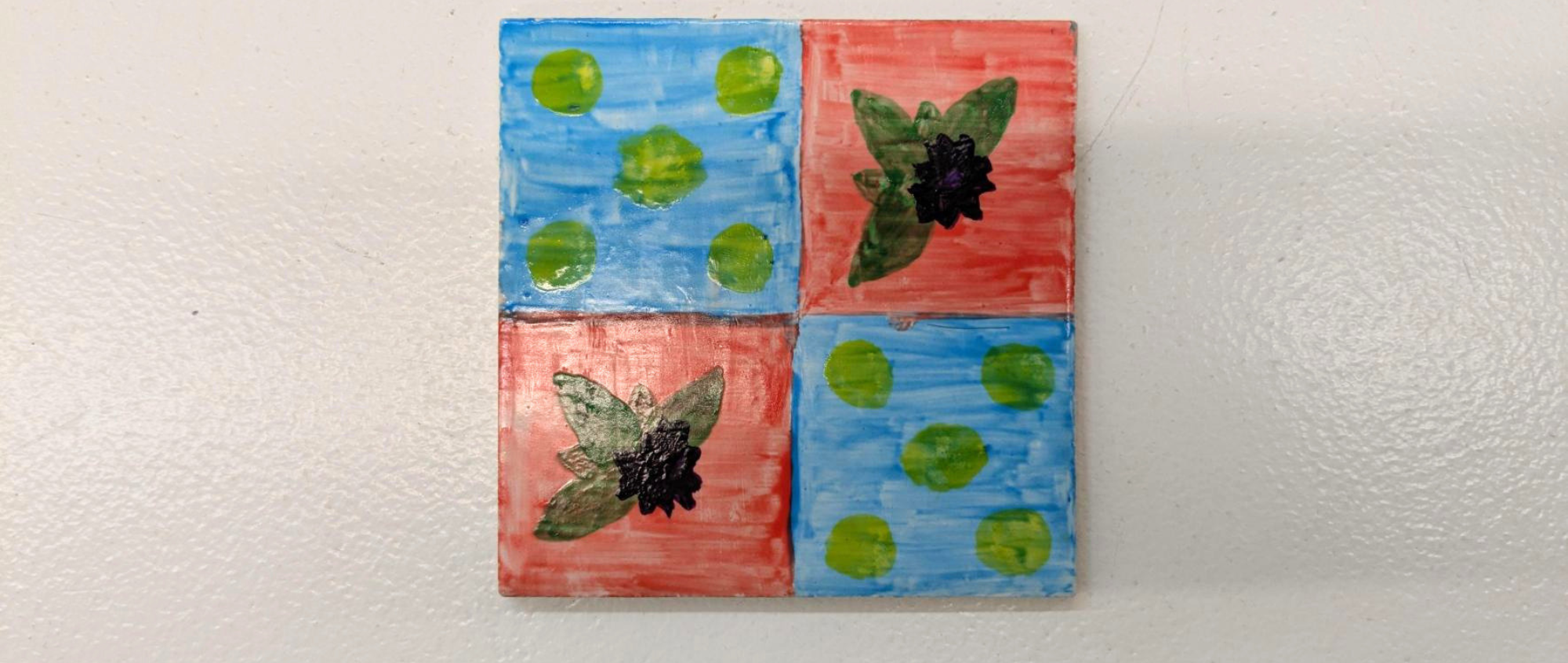 Painted tile