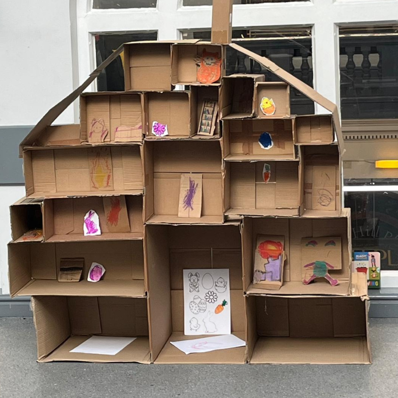 Cardboard house