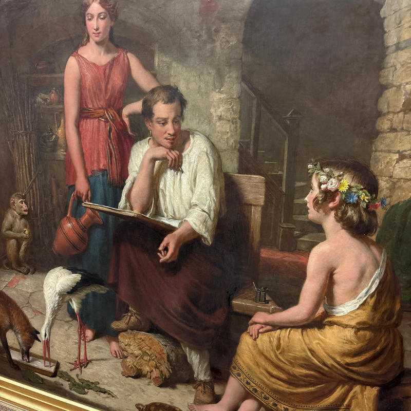 Aseop painting