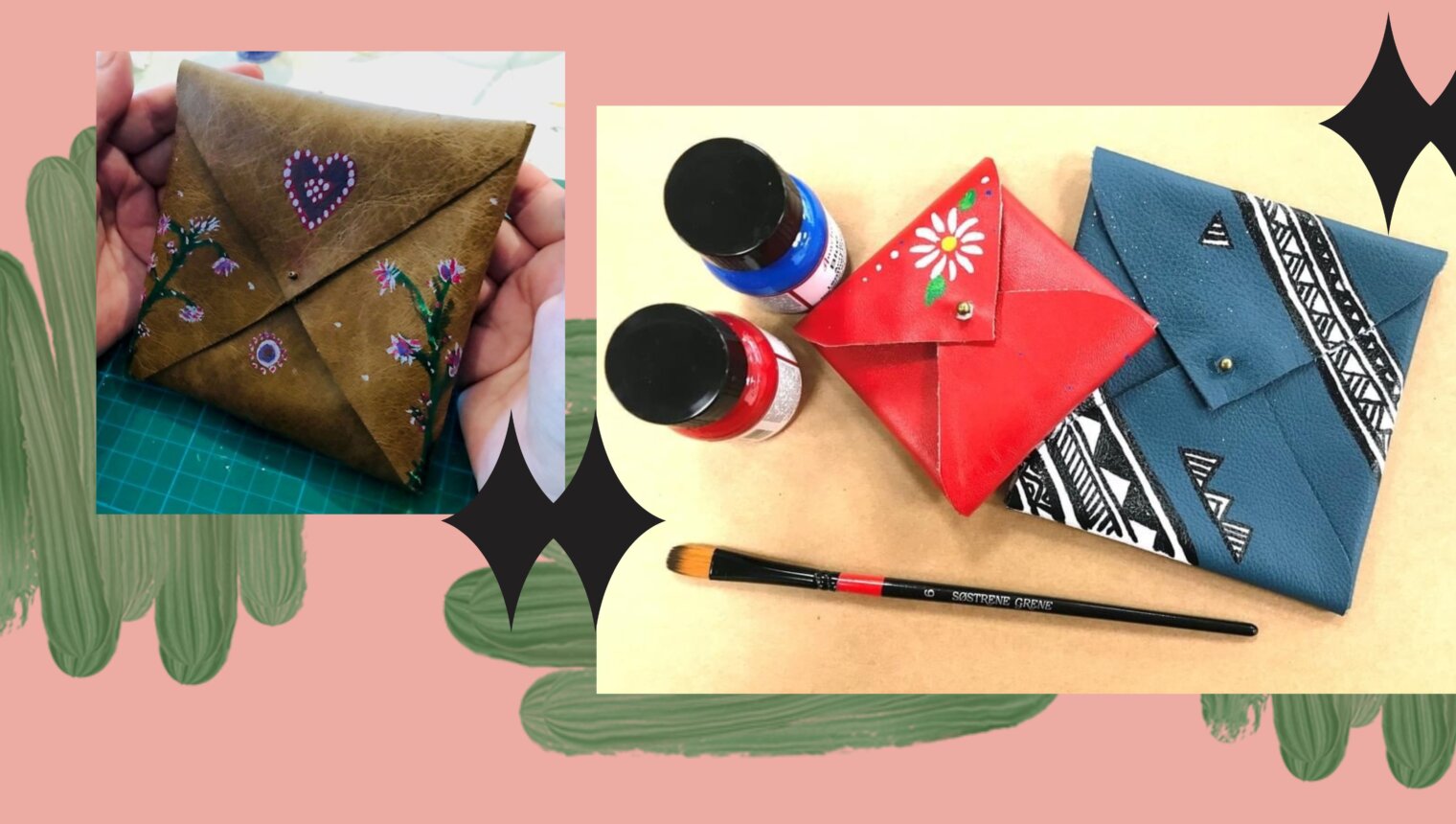Leather purses