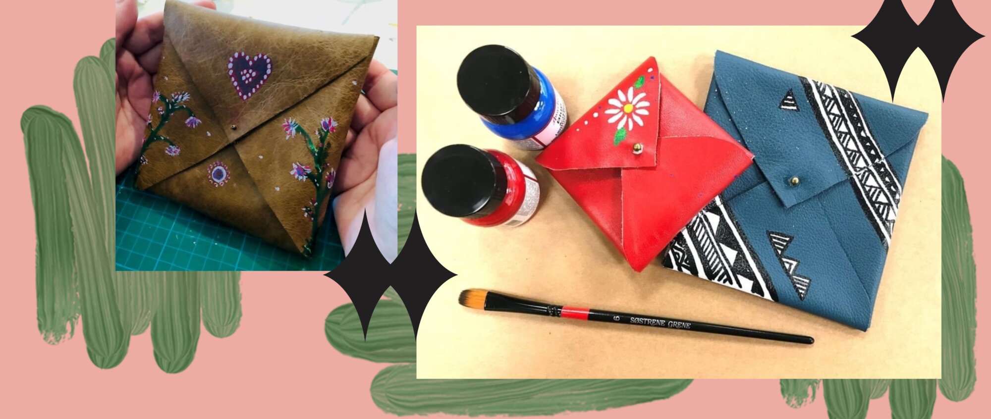 Leather purses