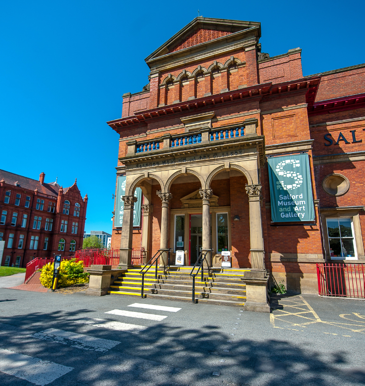Visit Salford Museum &amp; Art Gallery outside of the building
