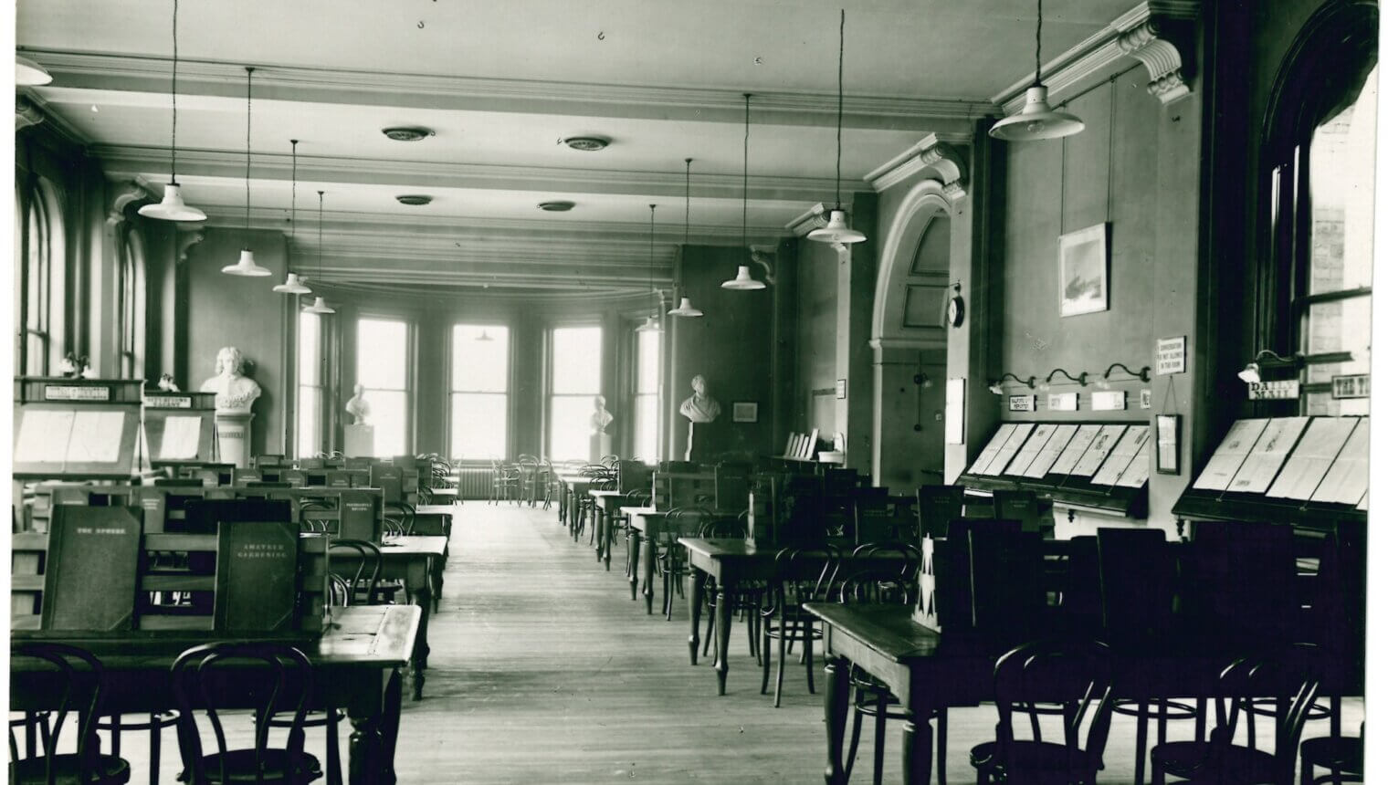 Library Reading Room, 1940, now the Cafe 2