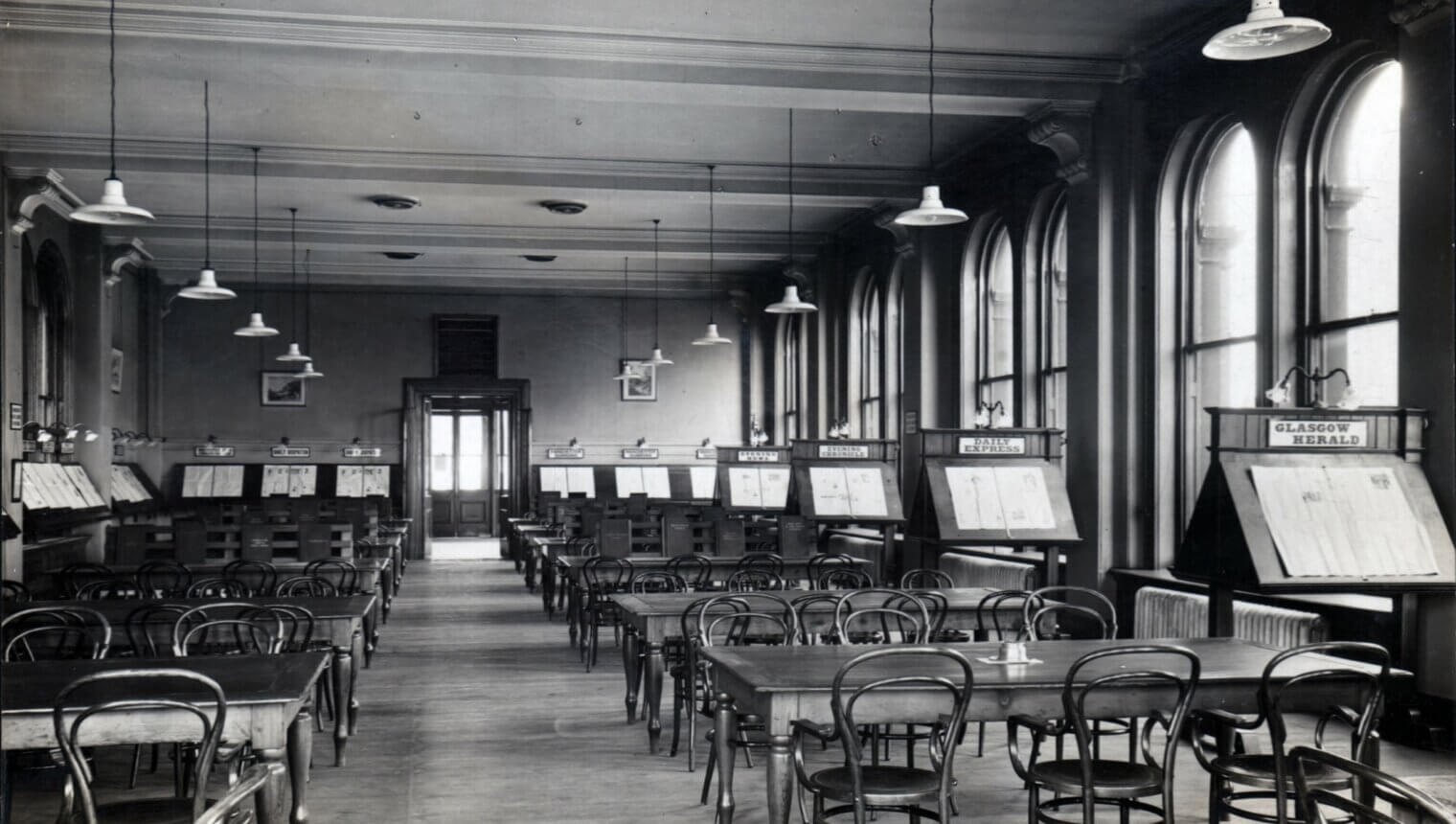 Library Reading Room, 1940, now the Cafe