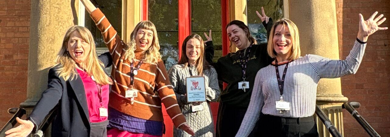 Staff with Kids in Museums award